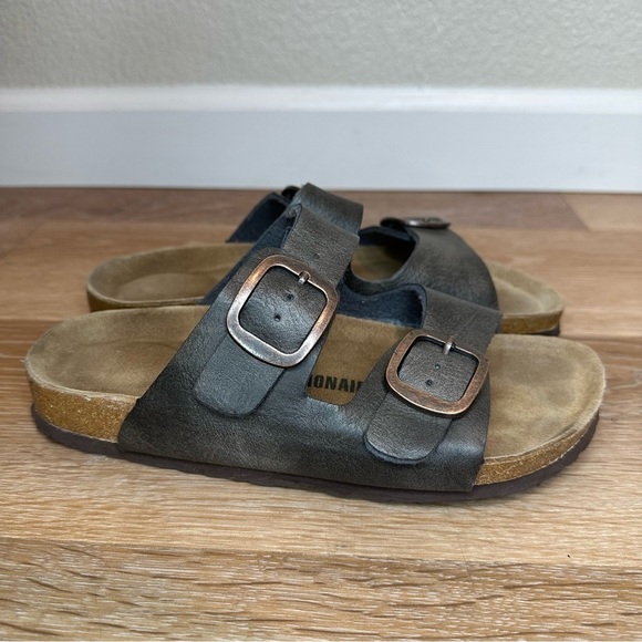 Cushionaire Women's Cork Foodbed Slide Comfort Sandals, Size 7 - Picture 2 of 12